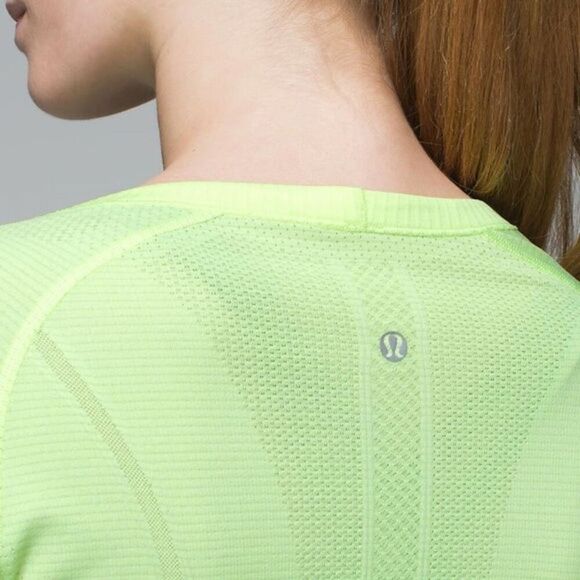✨Lululemon Citrus Swiftly Tech Long Sleeve Crew Sz 4 Top✨ - Picture 6 of 12
